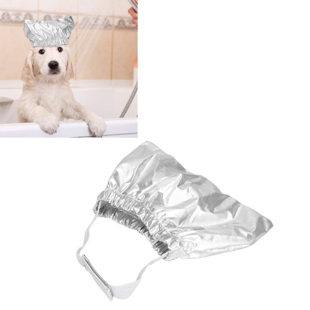 Protective Pet Bath Hat Dual-use Cat Bath Cap Easy-wear Pet Grooming Cap  Cat Cleaning