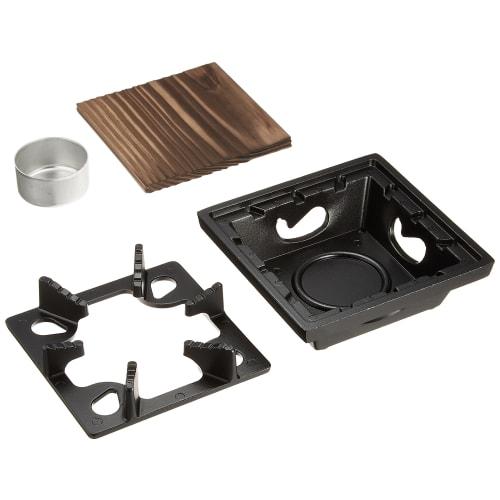 Endo Shoji TKG Tabletop Irori Stove Set, Single-Person, Solid Fuel Compatible, Compatible with Single-Person Pots, Frying Pans, and Ceramic Pots, Perf