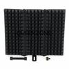 Sound-absorbing Cover Microphone Sound Insolation Shield Screen Sound 3 Plate Foldable Recording Microphone Wind Screen Board New