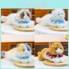 Cartoon Cat Stuffed Animal With Pp Cotton For Kids Bedroom Decor