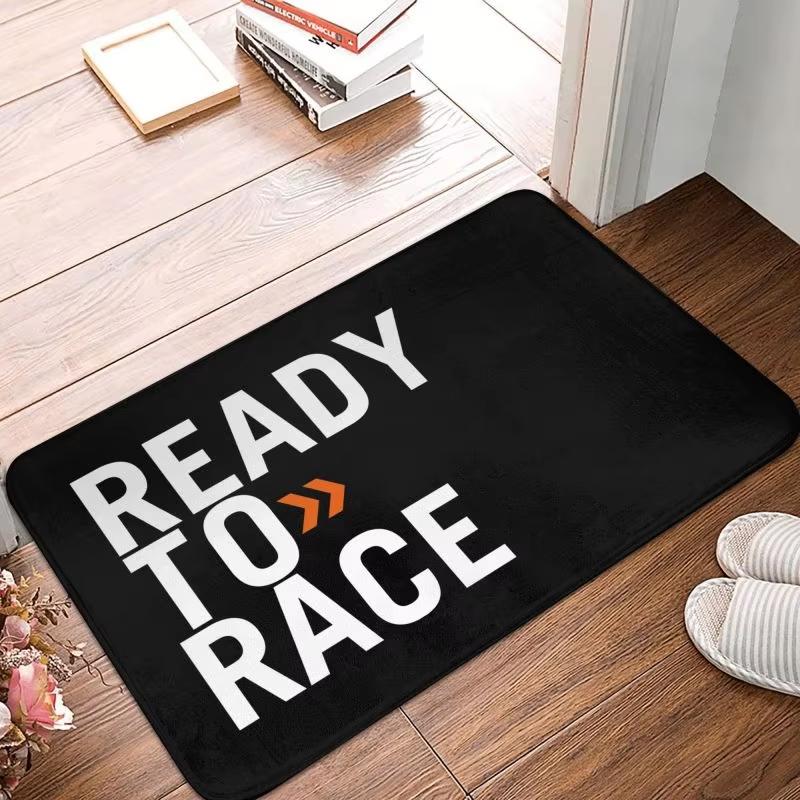 Ready To Race Doormats Entrance Welcome Floor Mat Kitchen Rug Home Bedroom Living Room Decor Doormat Machine Washable Foot Mats