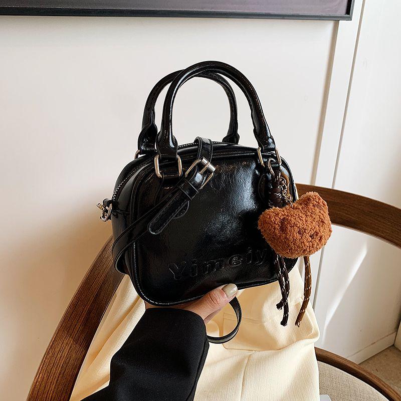 

Retro Fancy Fall Winter Popular Super Hot Crossbody Bag Black