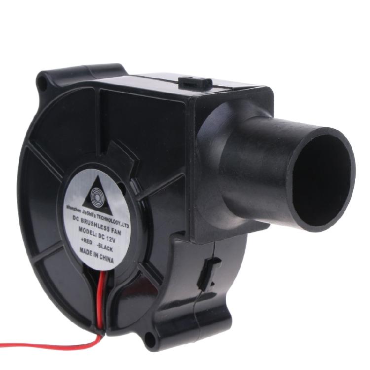 7530 Air Blower Fan 12V 0.3A Large Air Flow 2500R 2Pin Cable Fan for BBQ Camping