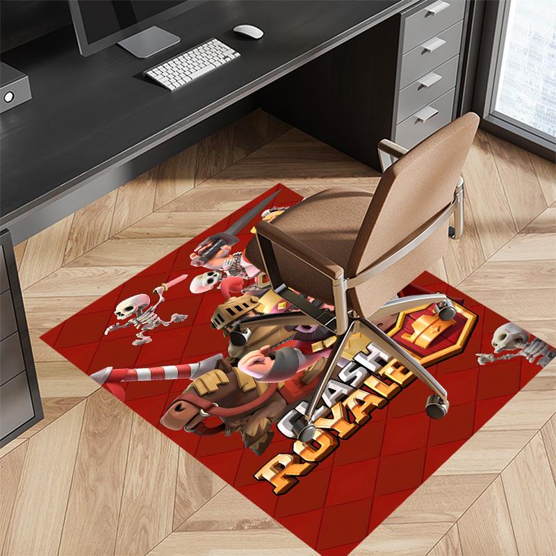 Clash Royale Printed Absorbent Washable Carpet, Non-Slip Bathroom Mats, Kitchen Rugs, Yoga Mat,Living Room Entrance, Camping Picnic Rugs