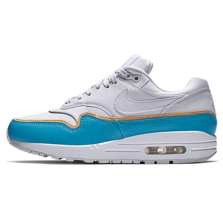 

Новые Nike Air Max 1 Liner Белые Синие Женские 881101-103 36.5