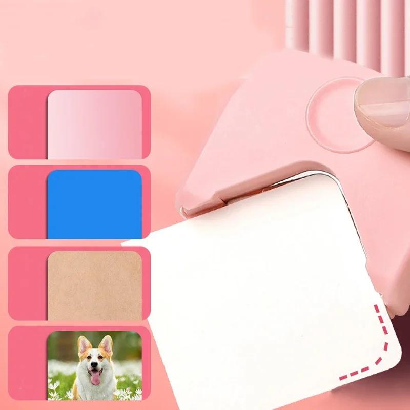 R4 Card Rounded Cutter Corner Rounder Paper Hole Trimmer Angle Punch Photo Die Cutter Scrapbook Gift Office DIY Craft HandTool