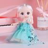 16cm Doll Blue Brown Big Eyes 13 Movable Jointed BJD Dolls Toys Mini Lovely Doll Dress Up Play House Toy For Girls Gift