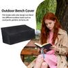 Outdoor Bench Covers Waterproof All-Weather 2-Seater Bench Cover For Garden Dustproof Furniture Protector For Outside Storage