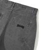Treasure Flame Stitch Carpenter Pants Blue