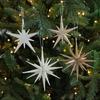 3D Star Ornaments 2 Pieces Glitter Star Decoration Party Decoration For Small Space Home Bedroom Kitchen Apartment School Retail