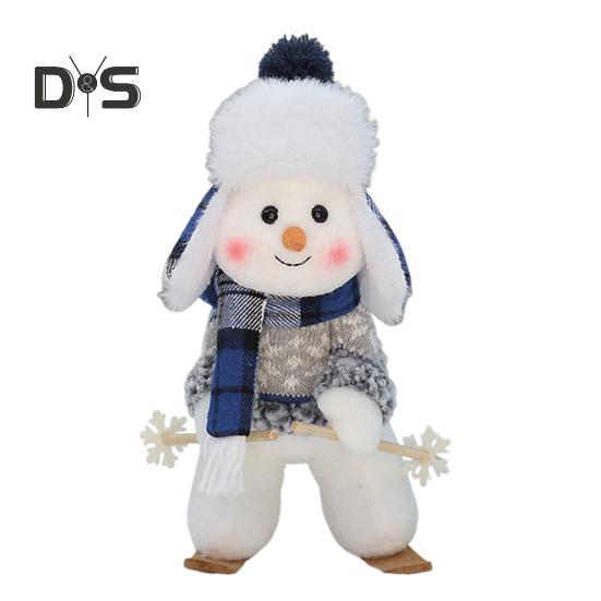 

Рождественская кукла-снеговик, плюшевая игрушка, фигурка снеговика, рождественские украшения для украшения дома, центральные украшения для камина C
