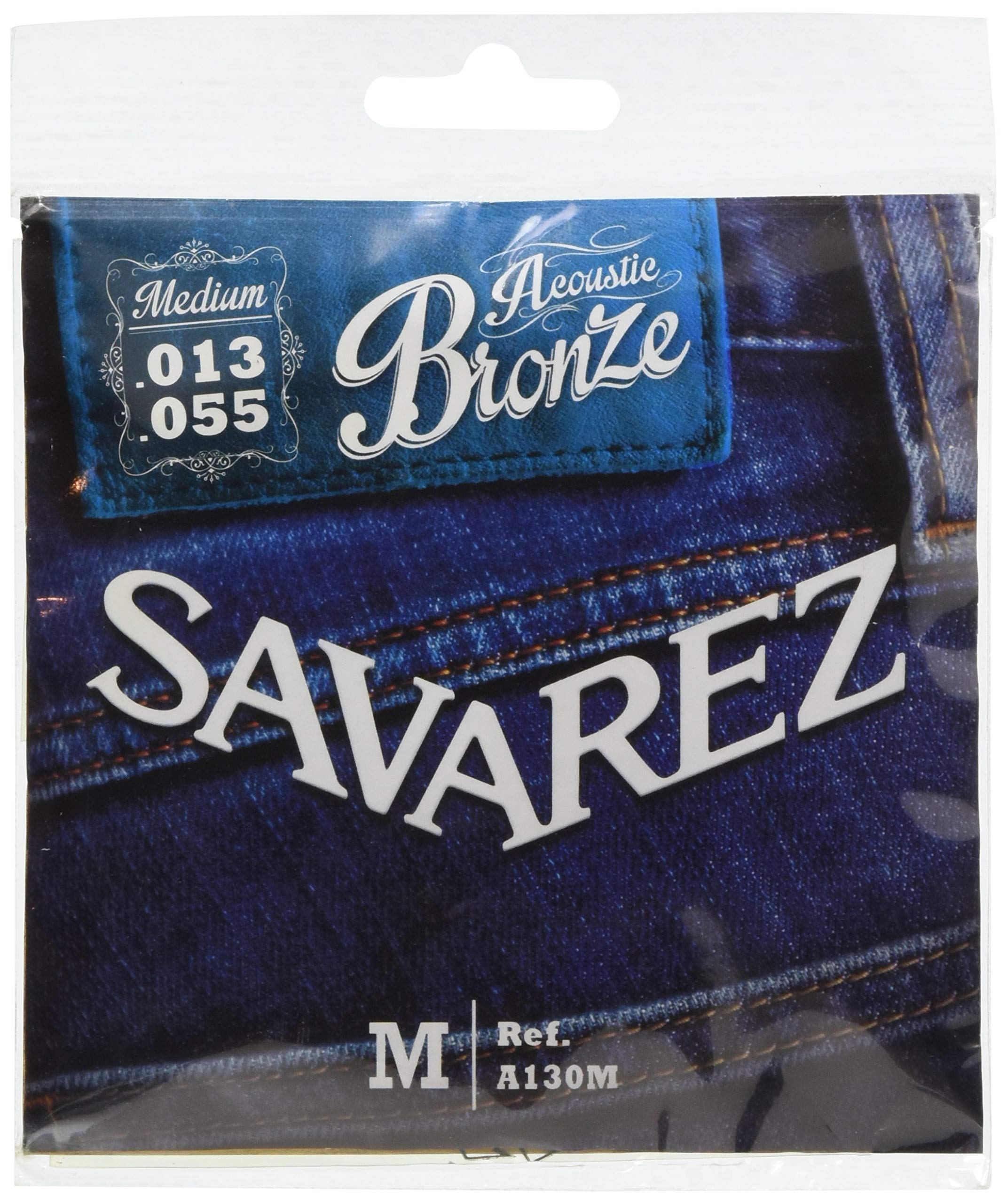 

SAVAREZ A130M Bronze Medium Bronze Medium 13-55 Acoustic Guitar Strings