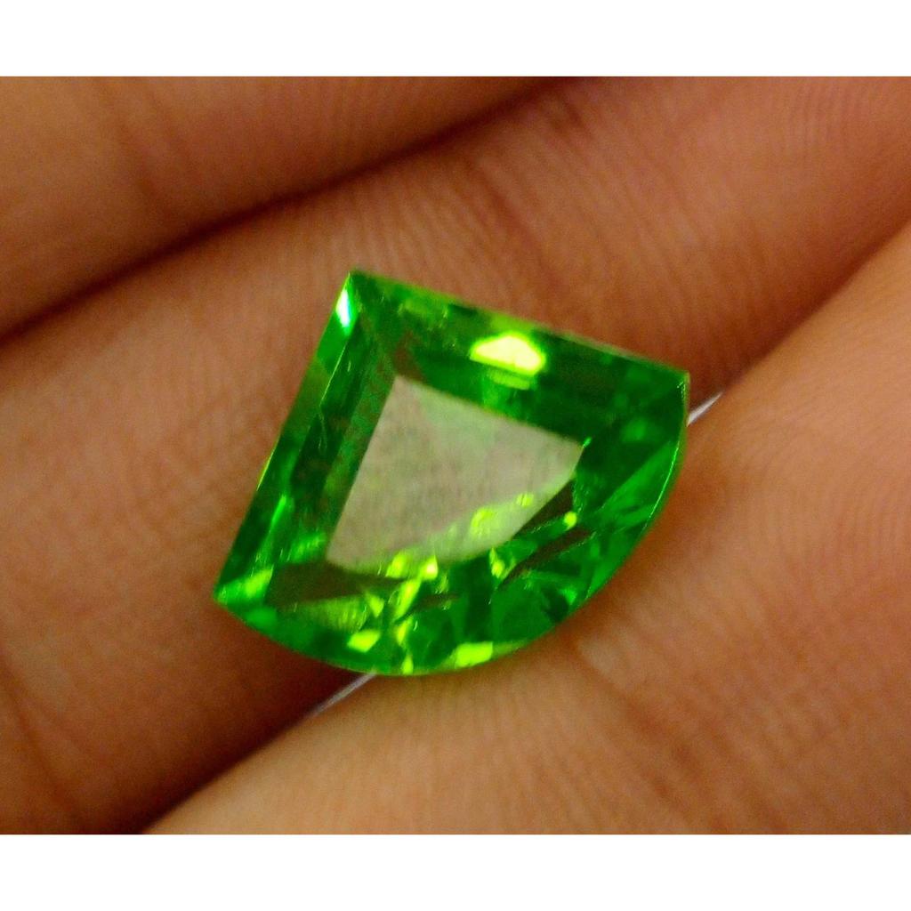 10-12 Ct Natural Green Peridot Fancy Cut Stunning Certified Loose Gemstone