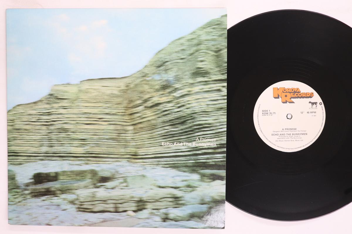 

12inch Record ECHO THE BUNNYMEN A Promise KOW15 KOROVA 1981 UK Rock Used