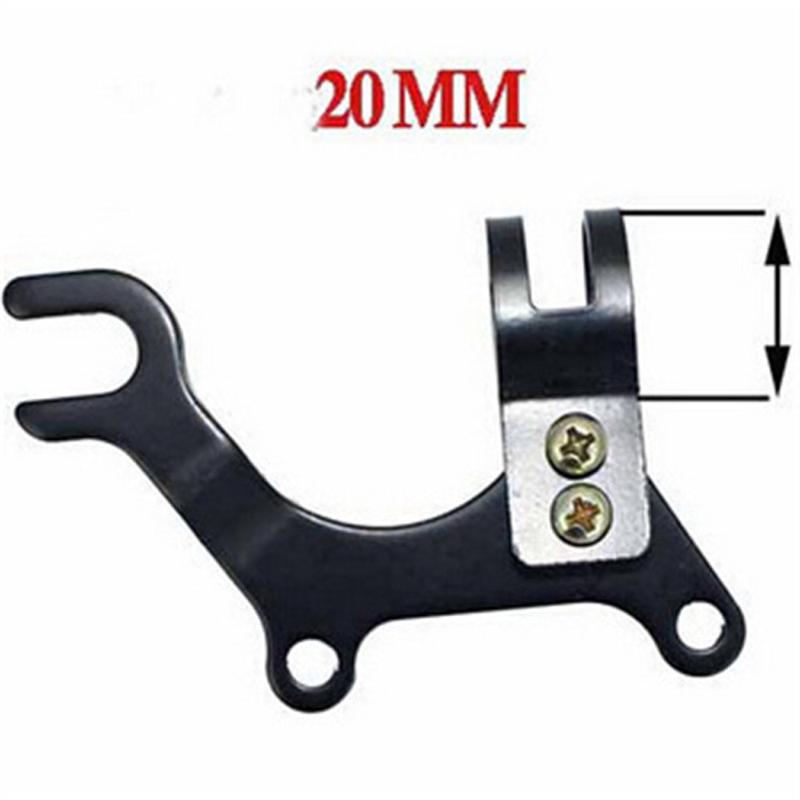 New Adjustable Bicycle Disc Brake Frame Frame Mount Adapter Holder Mountain Black 20MM 32MM