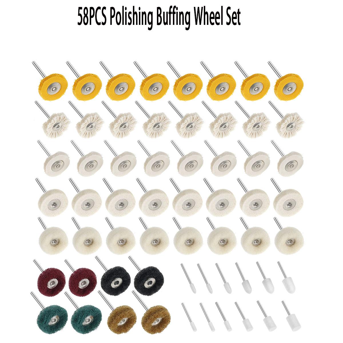 

60PCS Brass Brush Wire Wheel Brush Drill Rotary Tool Polishing 3 Sizes Metal Rust Removal Brush Deburring Set 1/8 Inch Shank