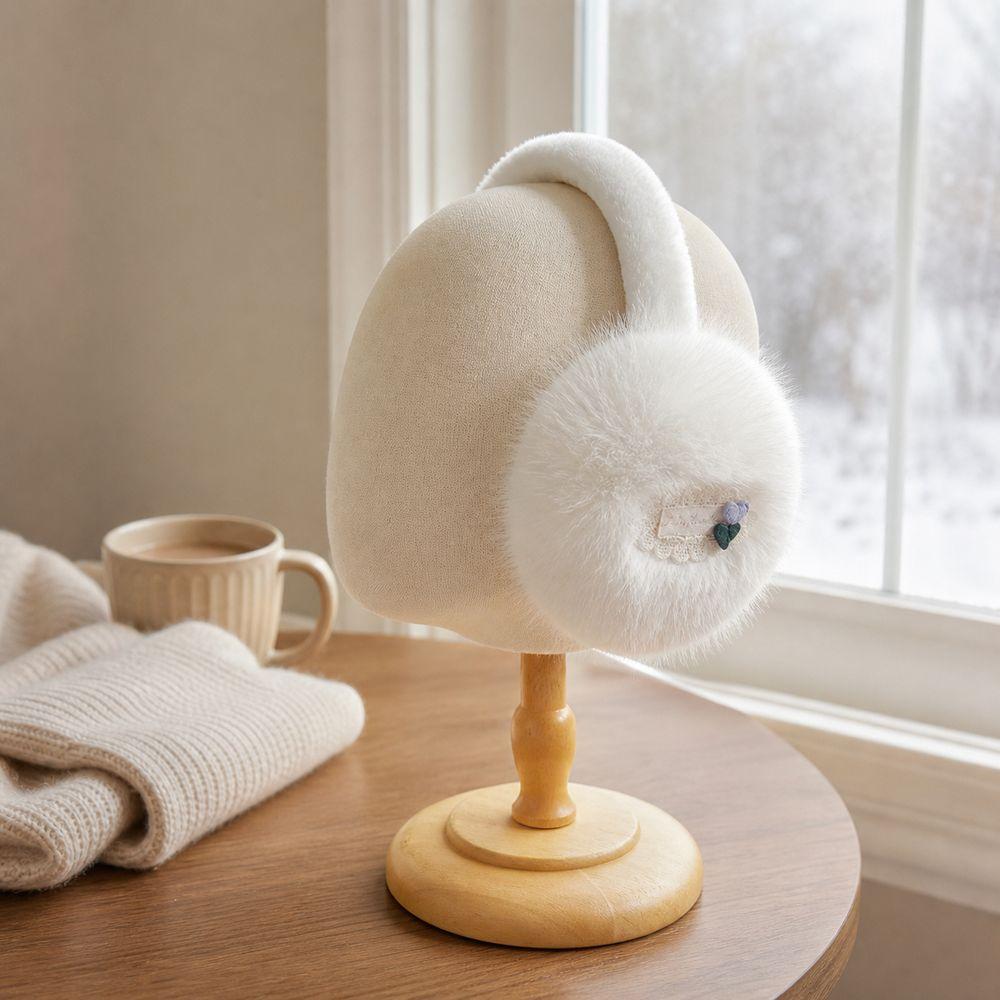 Faux Fur Plush Earmuffs Foldable Ear Covers New Headband Earmuffs Winter Outdoor Use