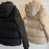 Dingniu goods!!! Luxury materials~ L * U home five-grid Samsung flying velvet hooded down jacket
