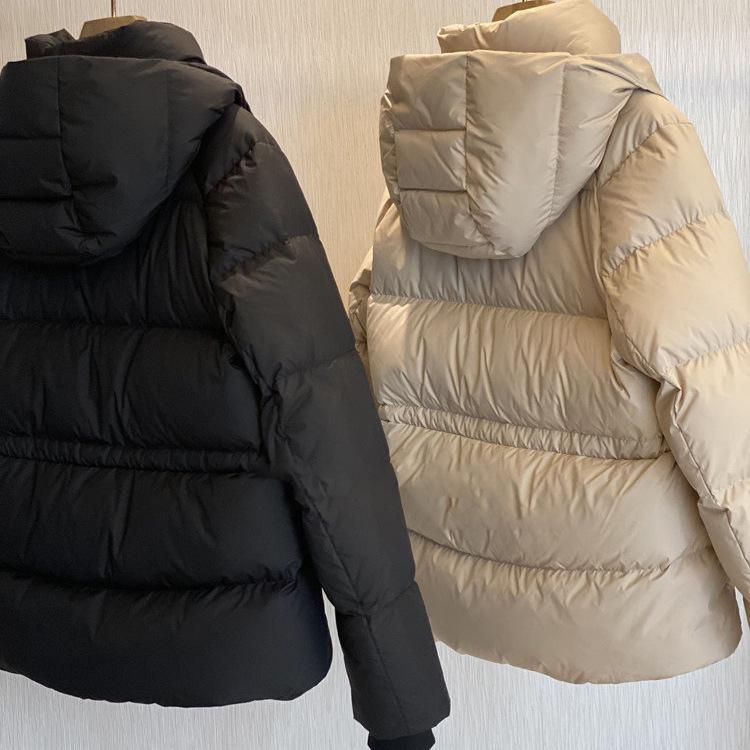 Dingniu goods!!! Luxury materials~ L * U home five-grid Samsung flying velvet hooded down jacket