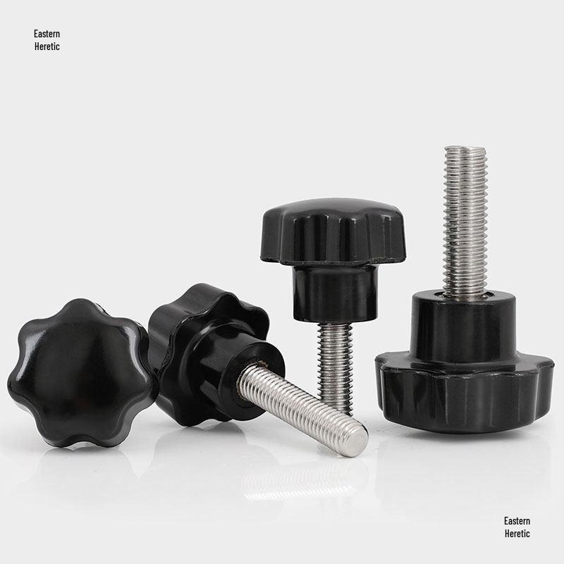 Star-Shaped Bakelite Hand-Tightening Screw Handle (M4-M10)