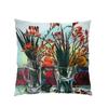 Retro Oil Painting Fruits And Vegetables Pepper Flower Pattern Pillowcase Car Living Room Sofa Decoration Pillowcase 45*45Cm