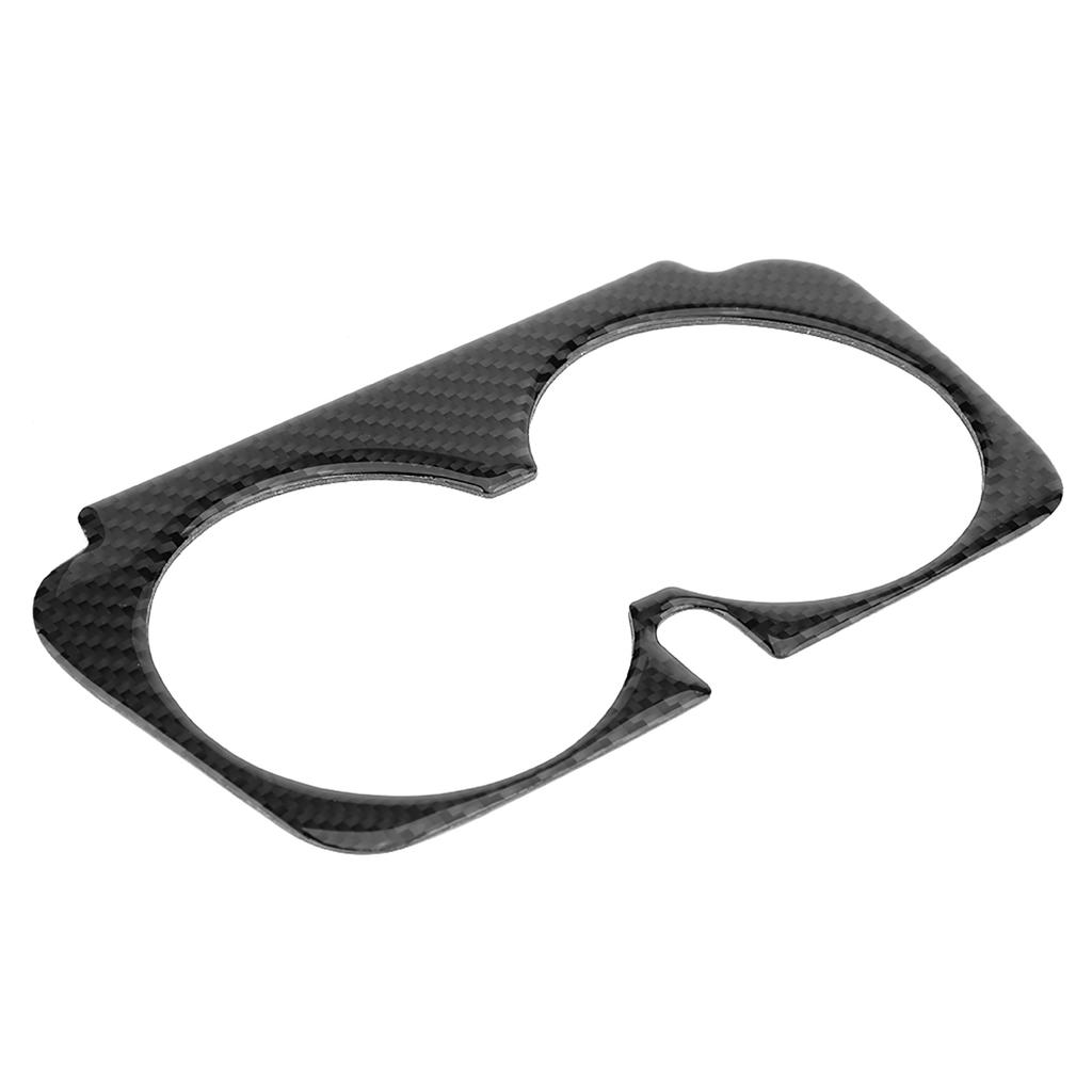 Carbon   Car Cup Holder Trim Sticker for   C Class W205 C180 GLC