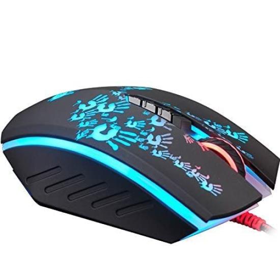 Bloody A60L Optical Gaming Mouse with Lightstrike (LK) Switch & Scroll - Fully Programmable Advanced Macros (A60L).