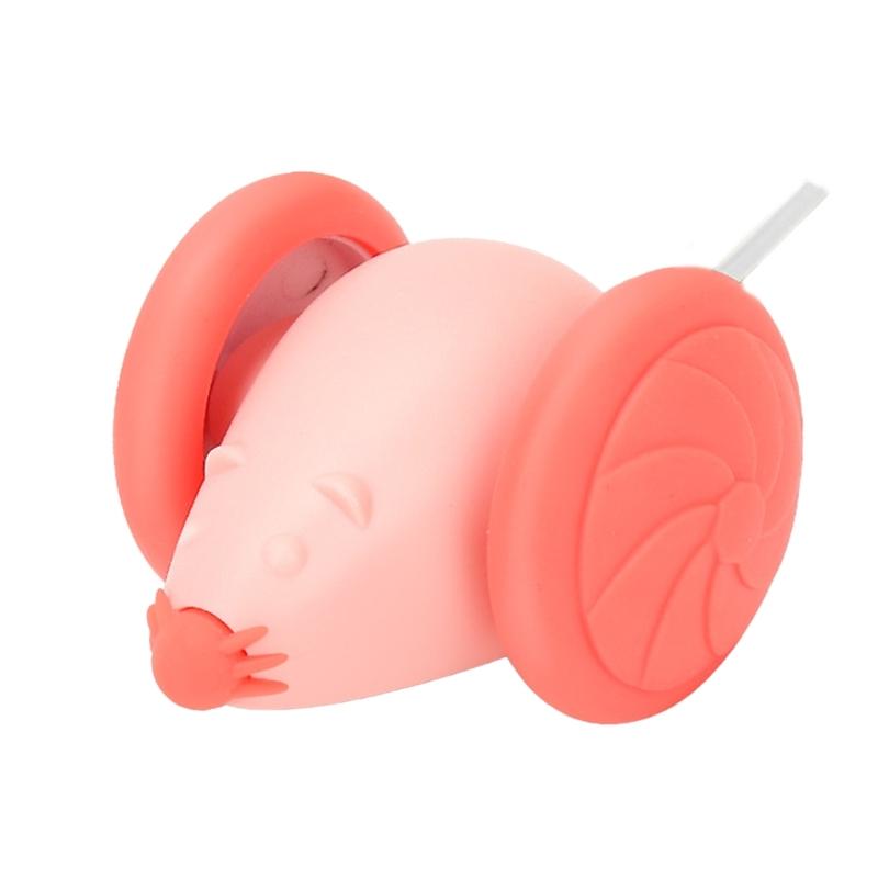 Интерактивная игрушка для кошек Электрическая мышь Игрушка для кошек Перезаряжаемая Автоматическая игрушка для питомцев для кошек и котят розовый