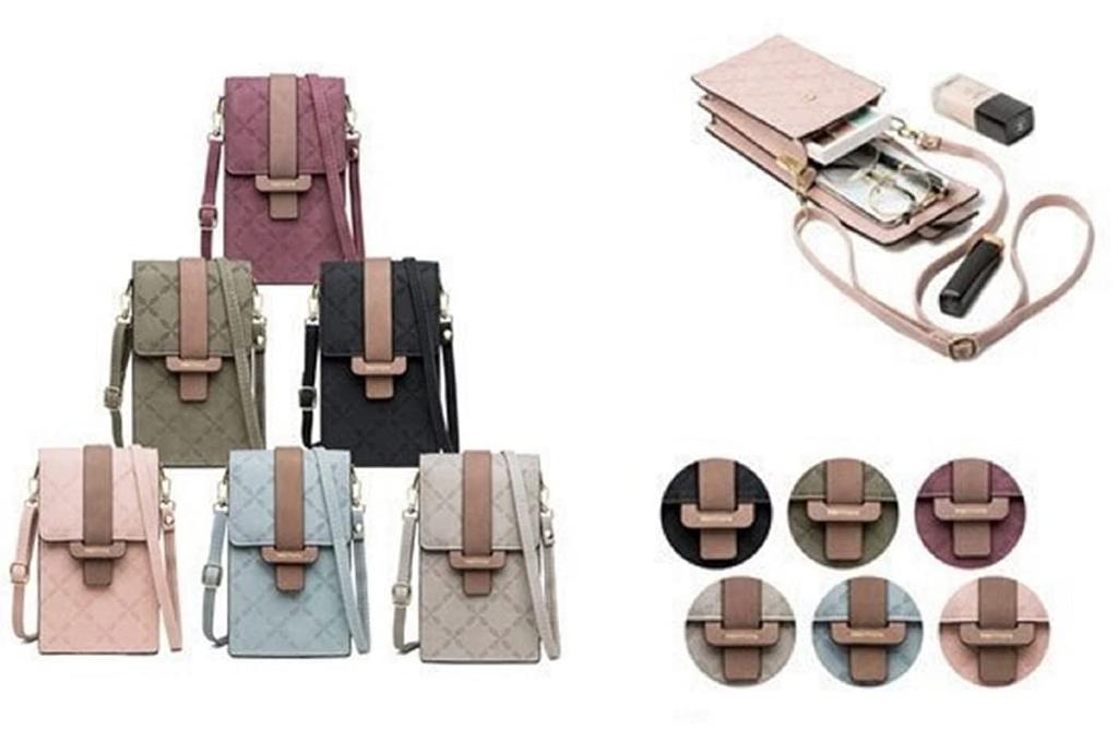 Smartphone Shoulder Clasp Day Shoulder Crossbody Smartphone Carabiner Card Screen Gadget Gadget Waist Pouch Women's Pouch, Bag, Wallet, Sacoche,