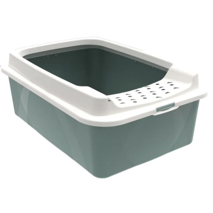 Bac À Litière Avec Rebords - ROTHO MYPET - BONNIE - 57.2 X 39.3 X 20.9 Cm - Vert