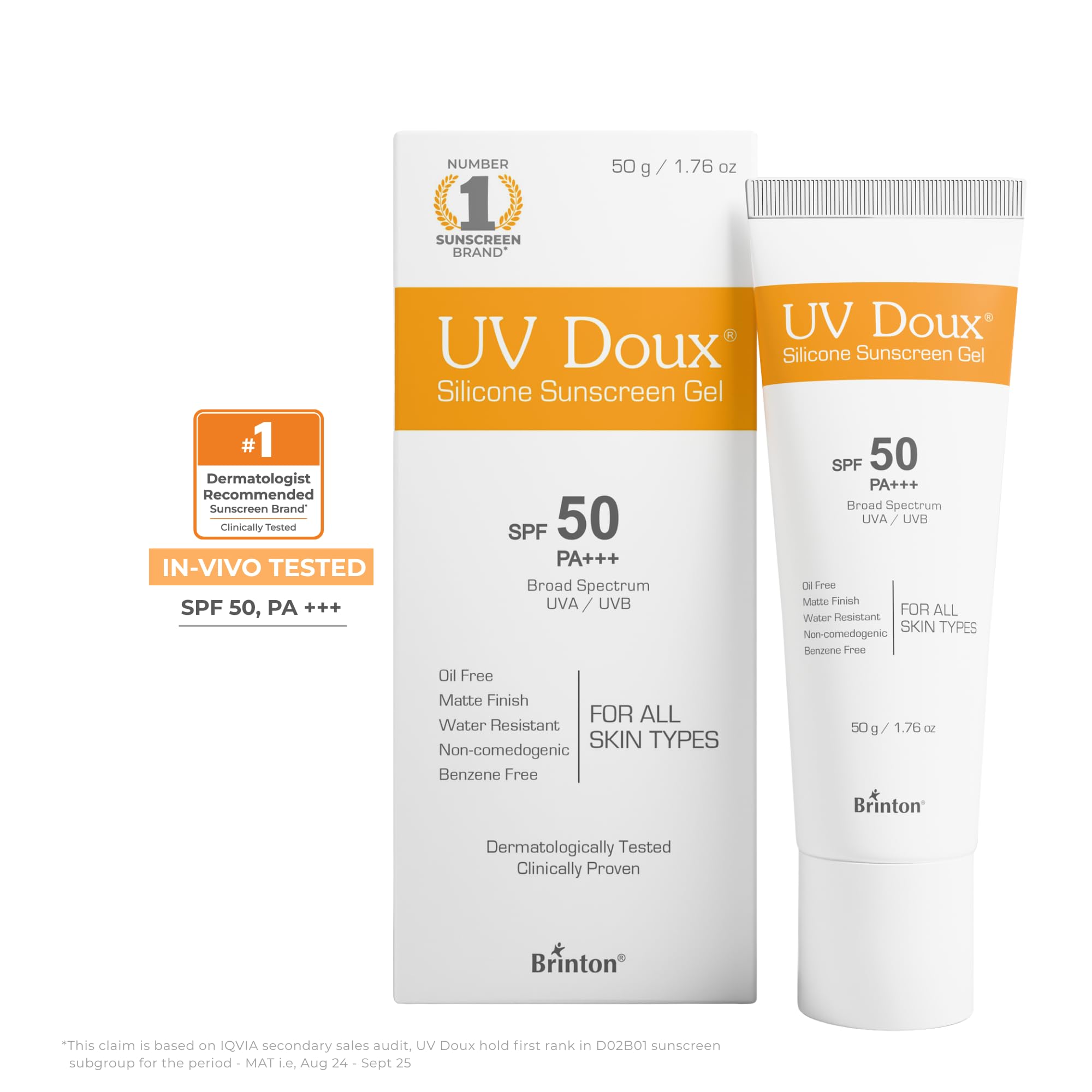 UV Doux Silicone Sunscreen Gel SPF