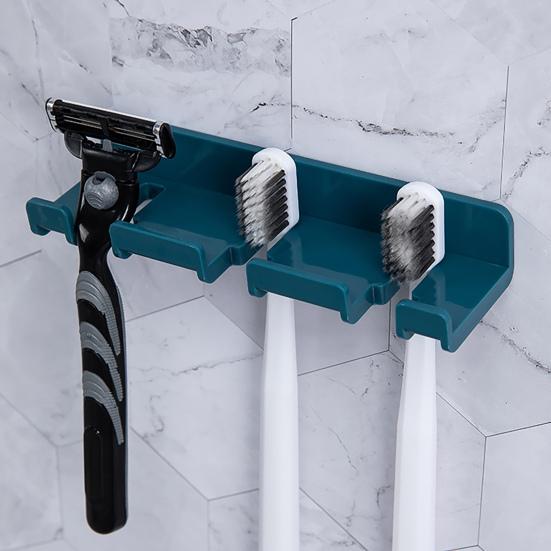 Power Plug Hook Punch-free Universal Toothbrush Multifunctional Steady Wall Hanger for Bathroom