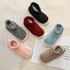 Women's Cotton Velvet Floor Socks Slippers - Soft Sole, Thickened, Maternity-Friendly, Plus Velvet