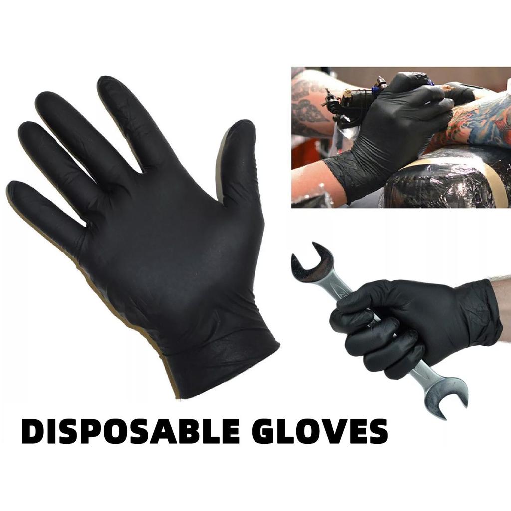 Disposable glove packaging black nitrile gloves household kitchen cooking tools tattoos car washing household cleaning work glov