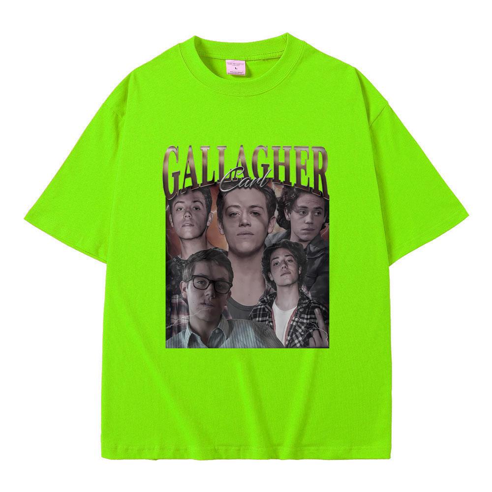 

Мужская готическая футболка оверсайз с графическим принтом Карла Галлахера, мужская модная уличная одежда, повседневная винтажная футболка для мужчин и женщин 4XL