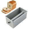 Long Cake Baking Pan Non-Stick Flowing Heart Cake Mold Aluminium Alloy Square Bread Loaf Pan With Center Tube DIY Cake Tools