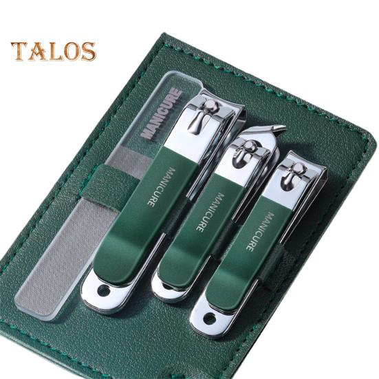 

4 шт./компл. кусачки для ногтей на ногах Машинки для стрижки ногтей с чехлом из искусственной кожи Острый прочный изогнутый край Профессиональные кусачки для ногтей из нержавеющей стали Набор для путешествий светло-зеленый