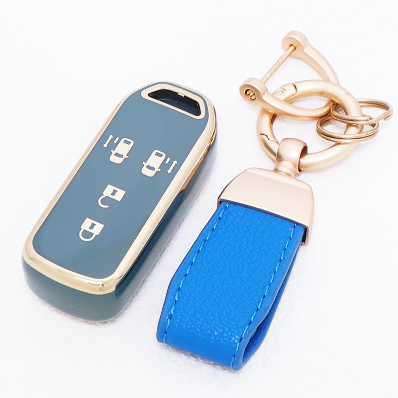 2/4 Buttons for Honda N-One N Wagon N-BOX JF1 JF2 Custom JF3 JF4 N-BOX+Plus TPU Car Key Case Cover Shell Fob Keychain Bag