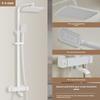Thermostatic Shower Set with One-Touch Temp Lock & Boost Shower Head