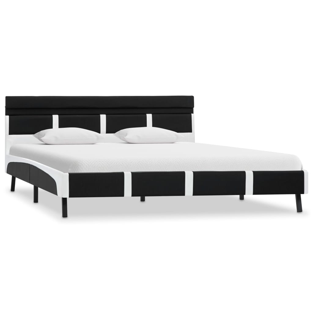 LED Illuminated Bed Frame without Mattress Black 120 x 200 cm