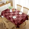 Checkered Tablecloth Rectangular Dining Table Tablecloth for Coffee Table Mat Kitchen Picnic Travel Party Decoration Tablecloth
