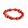 2026 Three Eyes Tibet Beads Bracelet Jewelry Red Agate Live Delivery Chinese Style S1122561