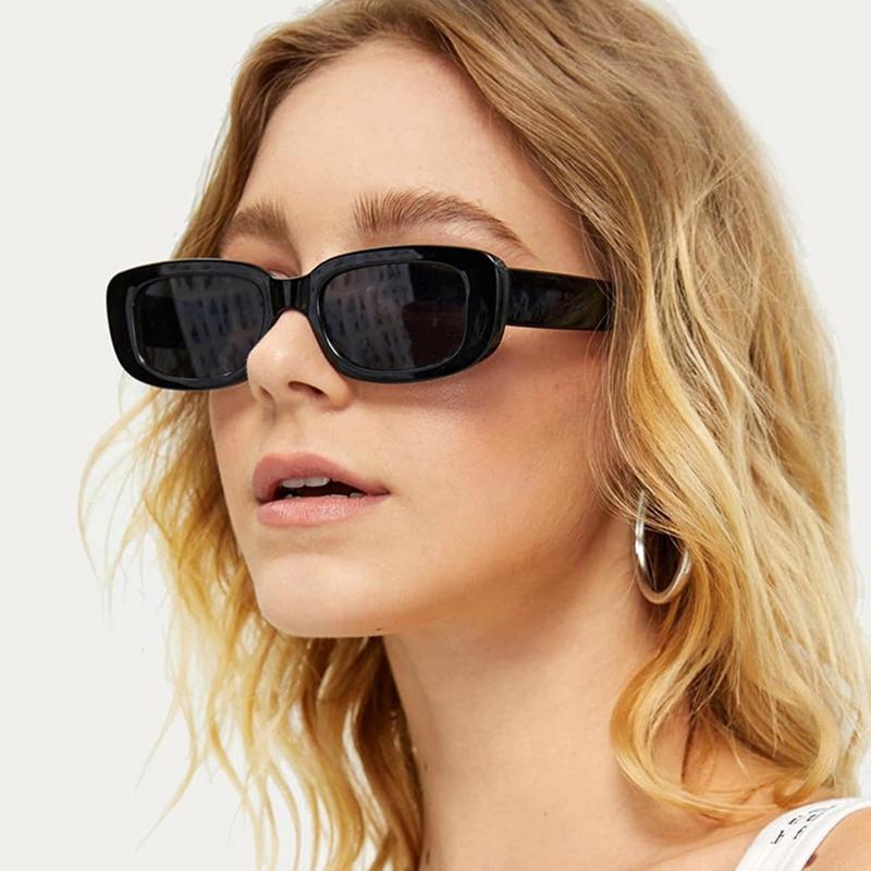 Fashion Sunglasses Classic Retro Square Glasses Women Brand Vintage Travel Small Rectangle Sun Glasses Female Eyewear Anti-Glare