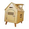 Wooden Pet House Breathable Dog Crate for Cat Puppy Small Medium Dogs