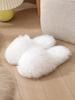 Women's 2024 Fuzzy Open-Toe Slippers – Spring & Autumn Candy Colors
