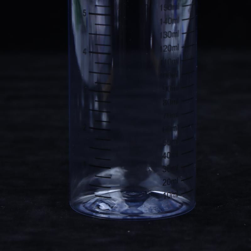 1Pc 30-500Ml Clear Pet Graduated Bottles Twist Cap Refillable Liquid Sample Container Inks Oils Arts Hair Dye Water Bottle