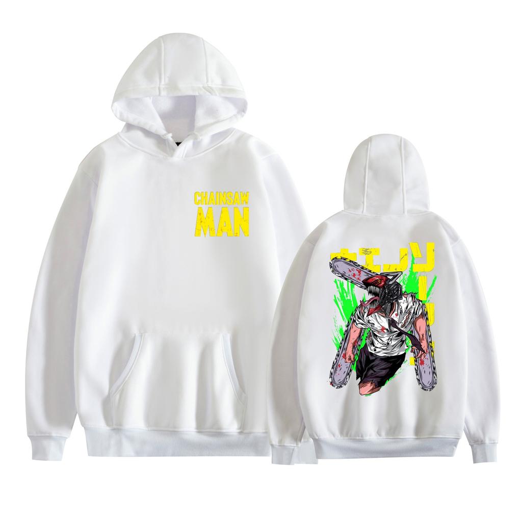 Hot Chainsaw Man Funny Hoodie Hip Hop Graphic Sweatshirts Streetwear Harajuku Tracksuit