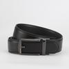 Men's Casual Anti-Pull 3.5 Automatic Buckle Two-Layer Cowhide Belt