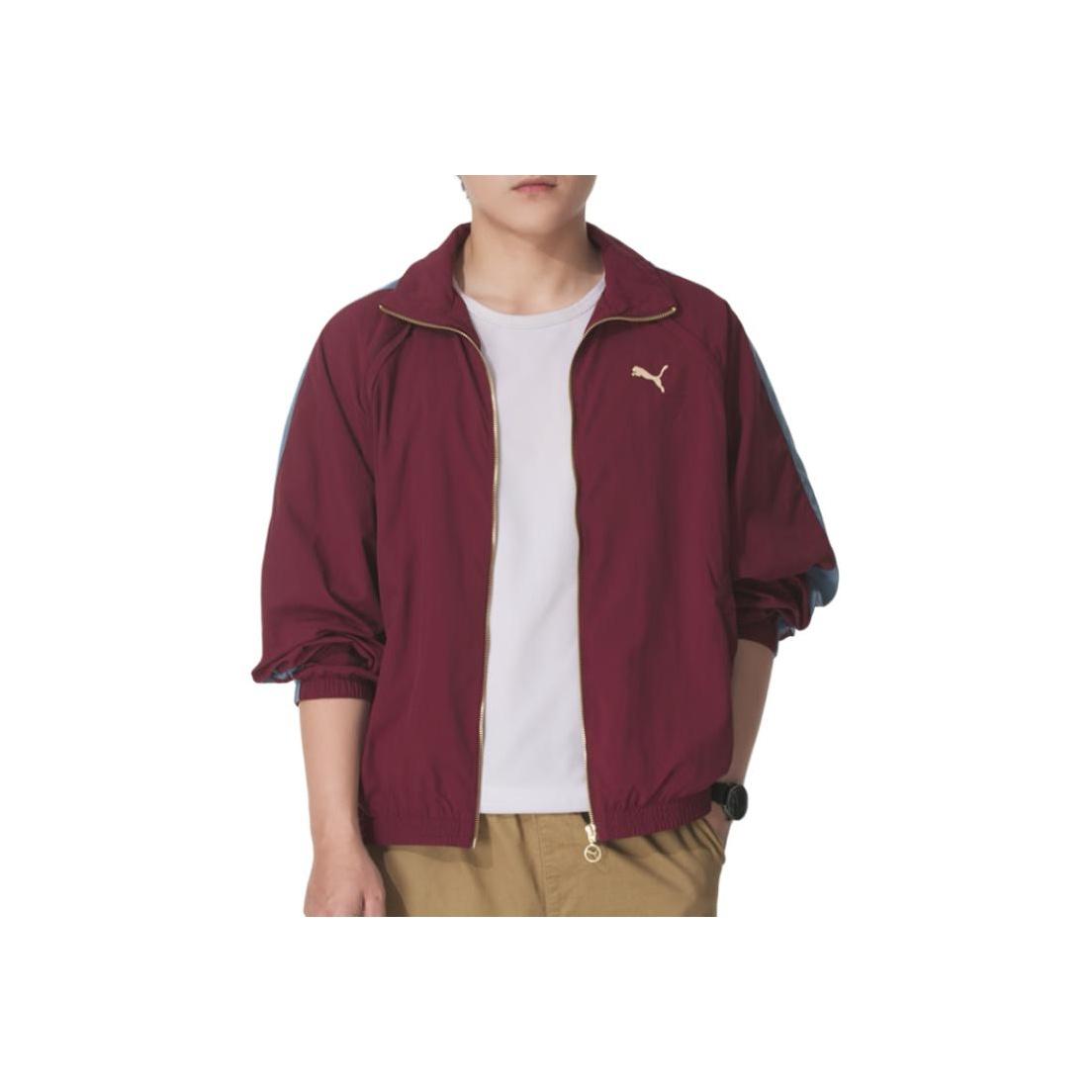 

Puma Ветрозащитная Водонепроницаемая Спортивная Повседневная Дышащая Куртка со Стойкой Мужские куртки 634782-96 M