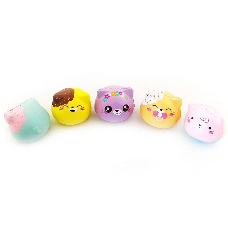 Punimaru Random Blind Bag Squishy Toy Cute Kt Cat Animal Food Slow Rebound Soft Pu Foam Squeeze Stress Relief Gift